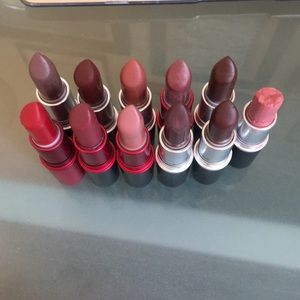 11 MAC Lipsticks